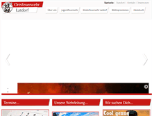 Tablet Screenshot of feuerwehr-latdorf.de
